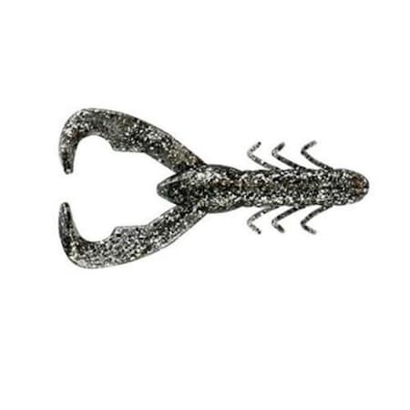 Yum 3.5 in. Christie Craw Tin Foil Fishing Lure, Black YCW3187